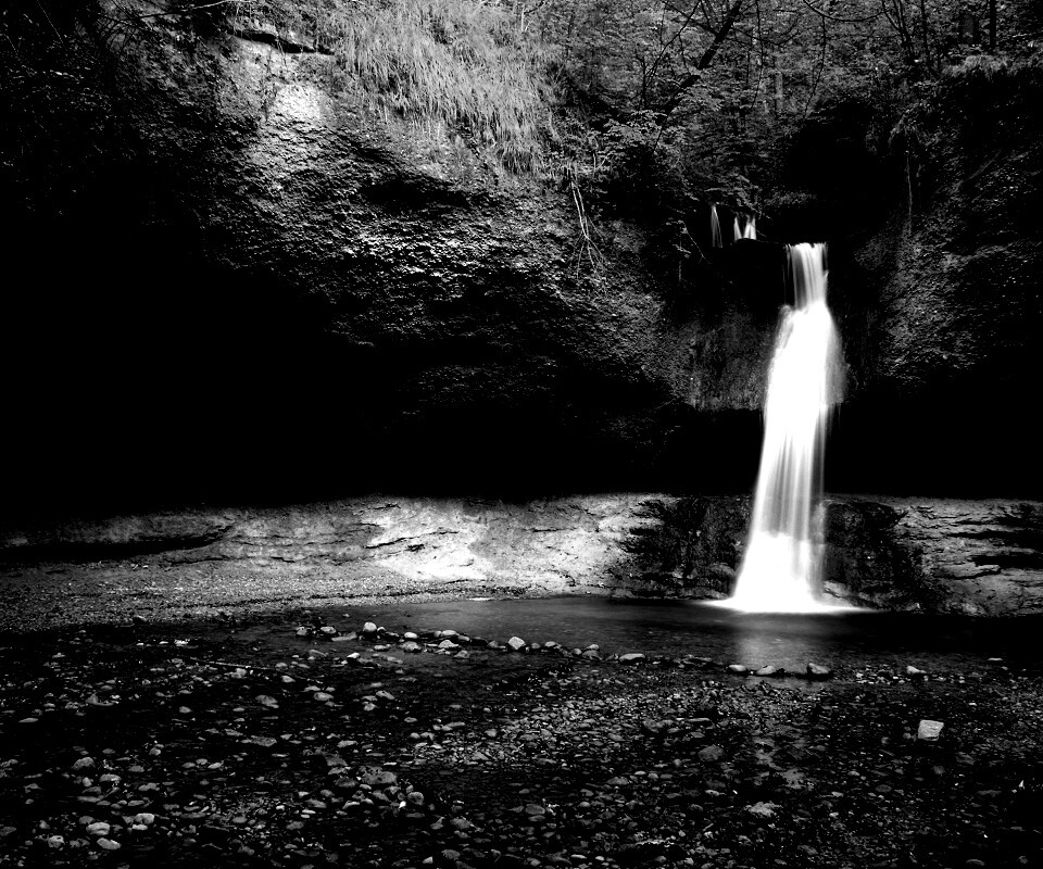 Водопад в Швейцарии обои