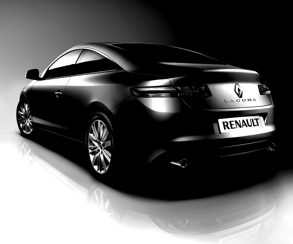 Рено Лагуна: вид сзади обои