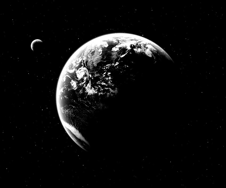 Вид Земли из космоса обои