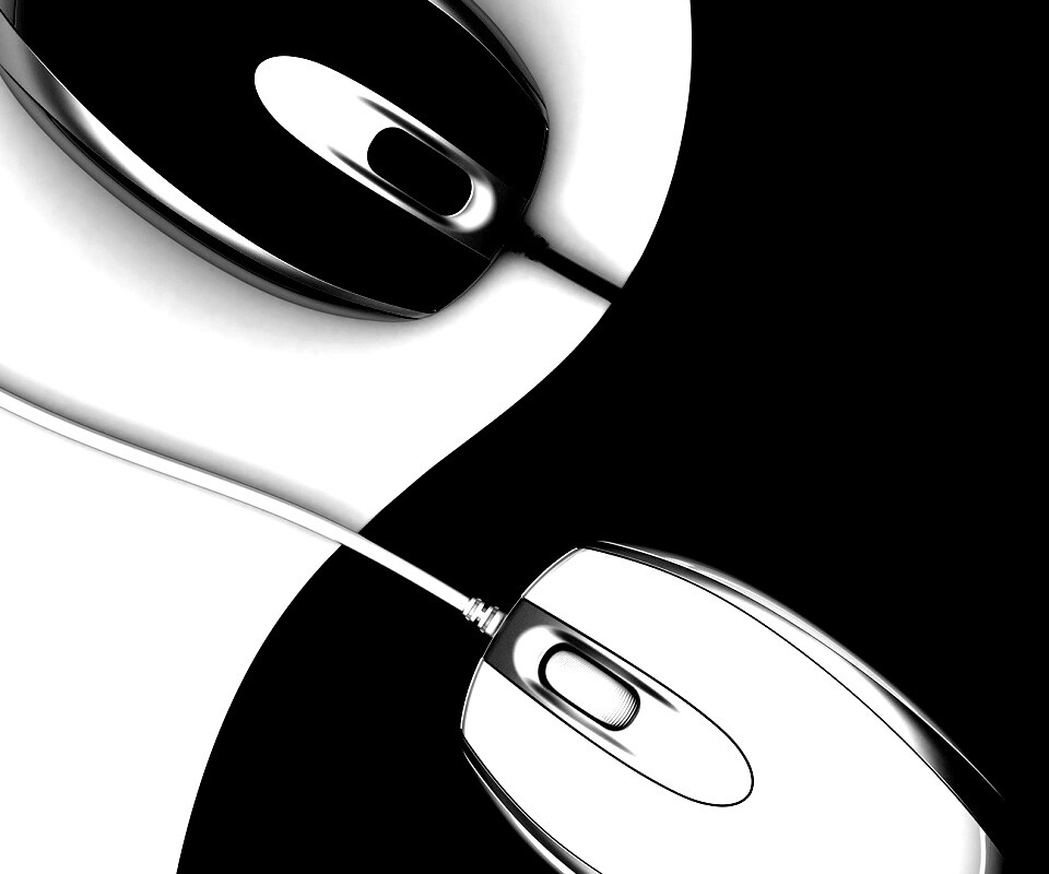 Инь Янь мышки обои