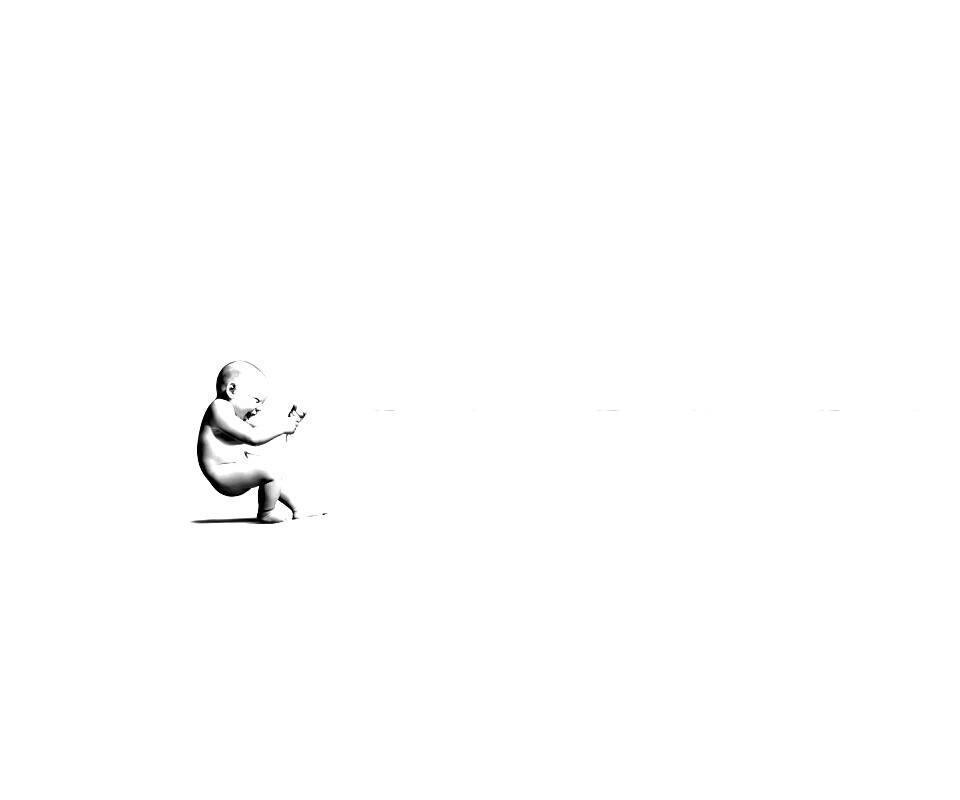 Младенец перетягивает пуповину обои