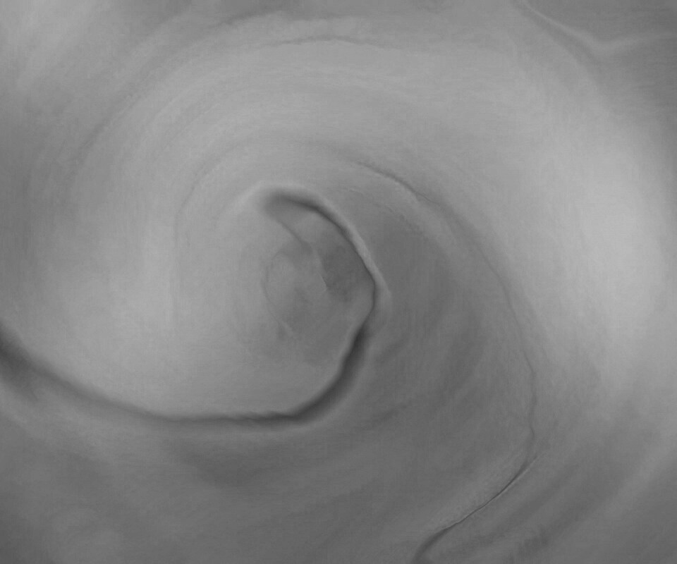 Жёлто-синие завихрения обои