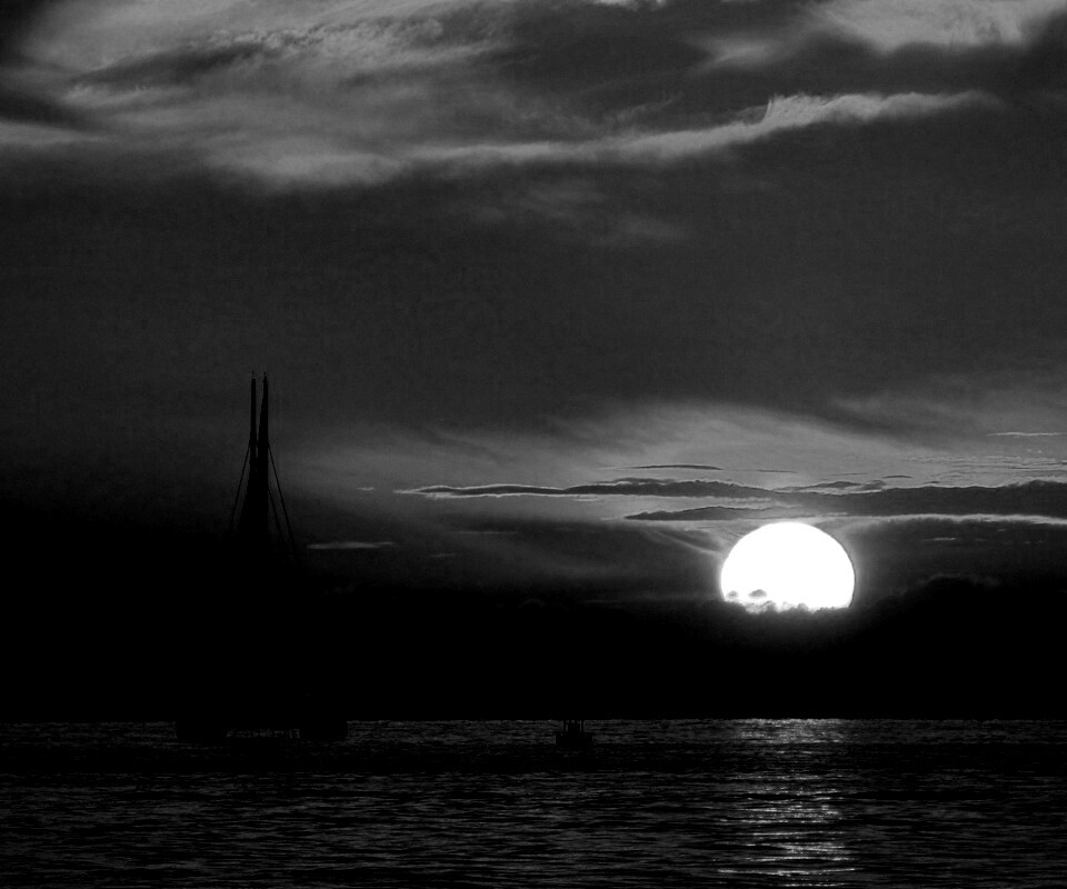 Празднование заката обои