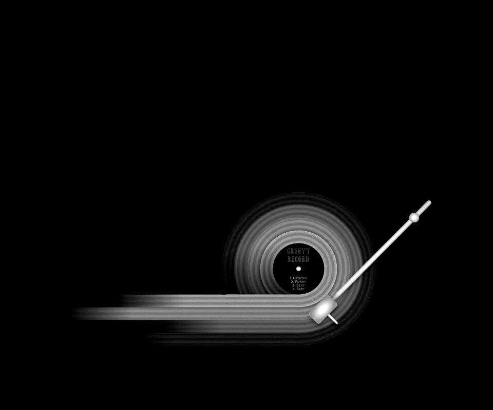 Пластинка в стиле минимализма обои