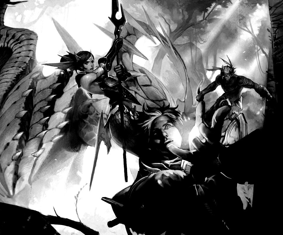 Фэнтези битва обои