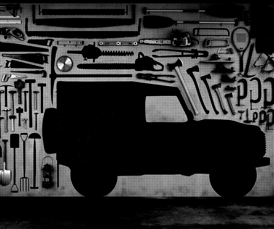 Типичный гараж обои