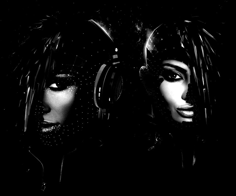 Кристаллические девушки из компьютерного мира обои