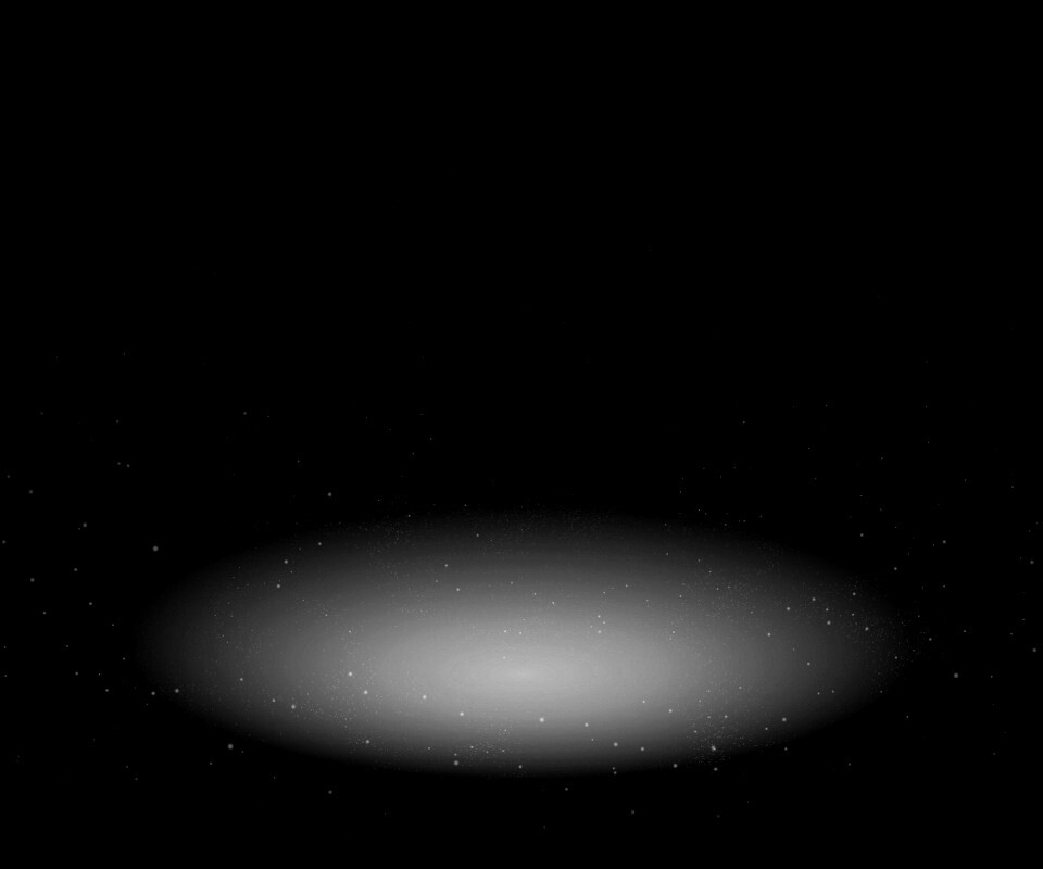 Свечение в ночном небе обои