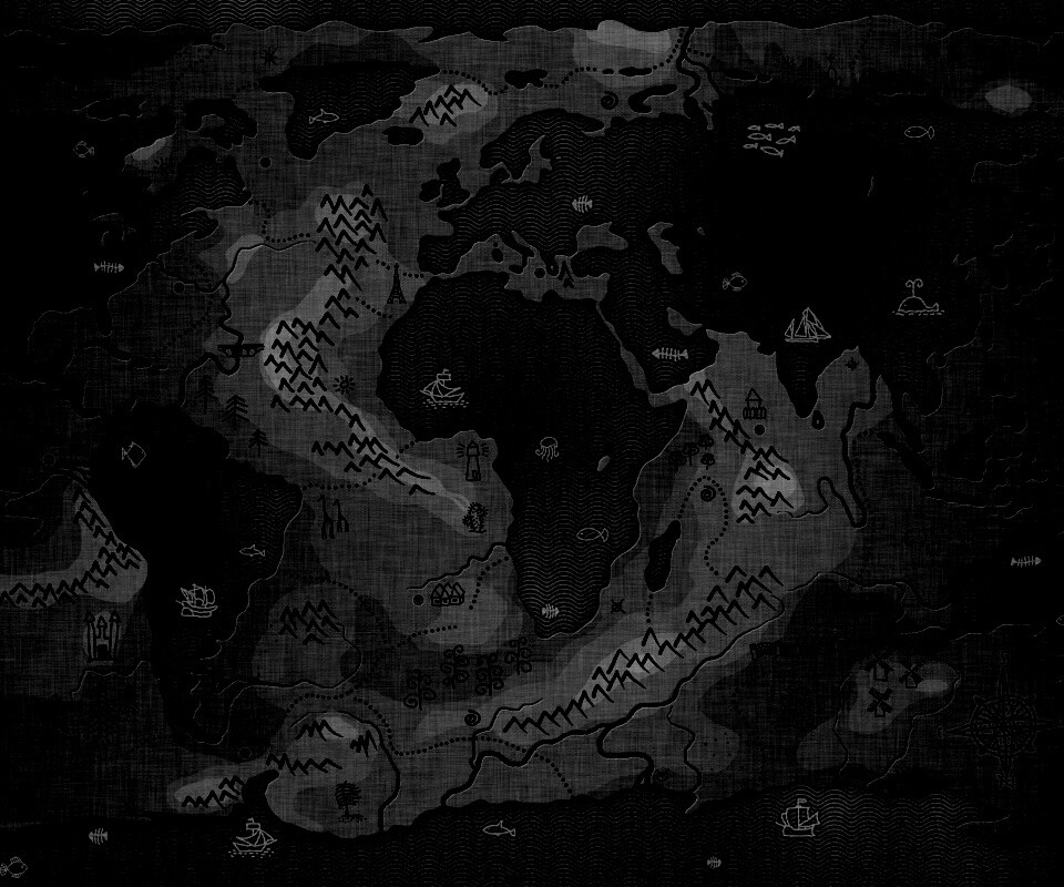 Карта мира наоборот обои