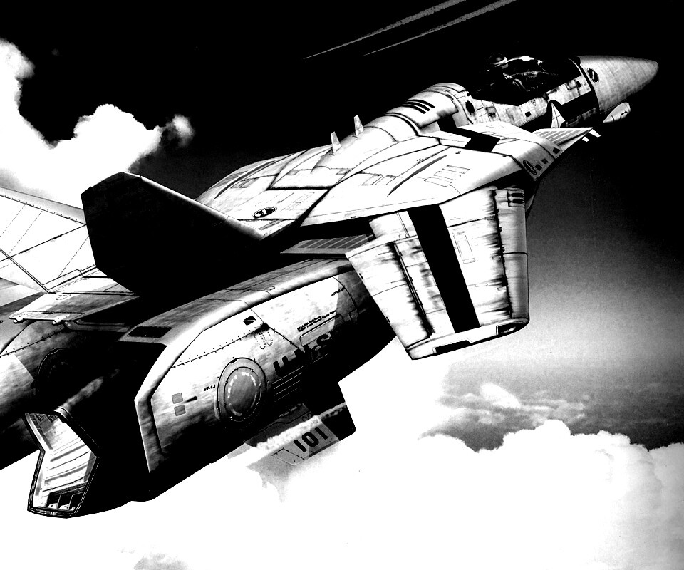 Реактивный самолёт будущего обои