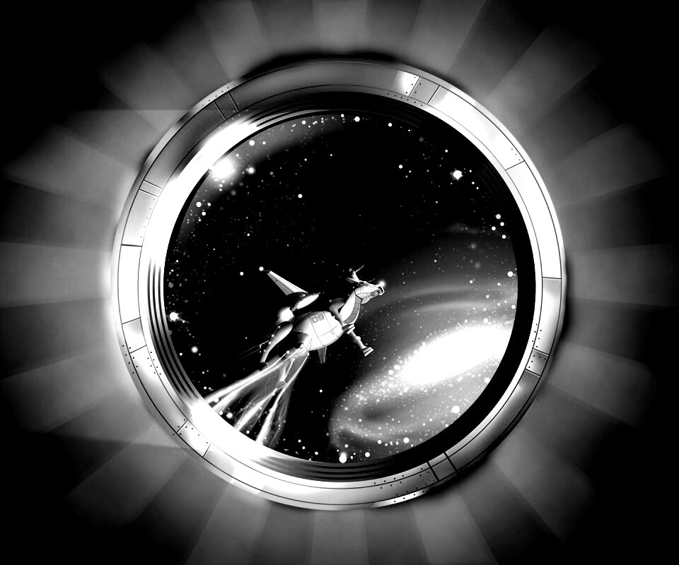 Космическая корова обои