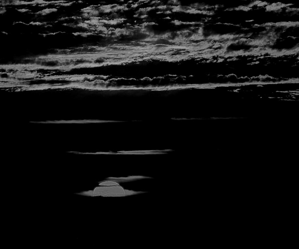 Закат в море обои