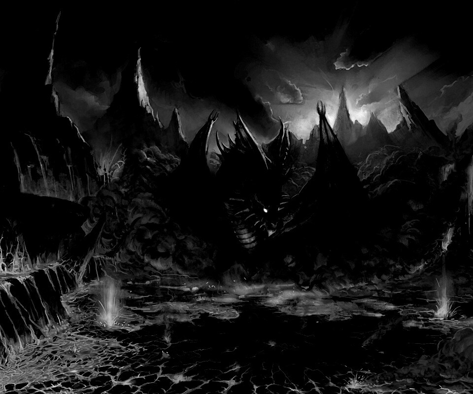 Огненный дракон обои