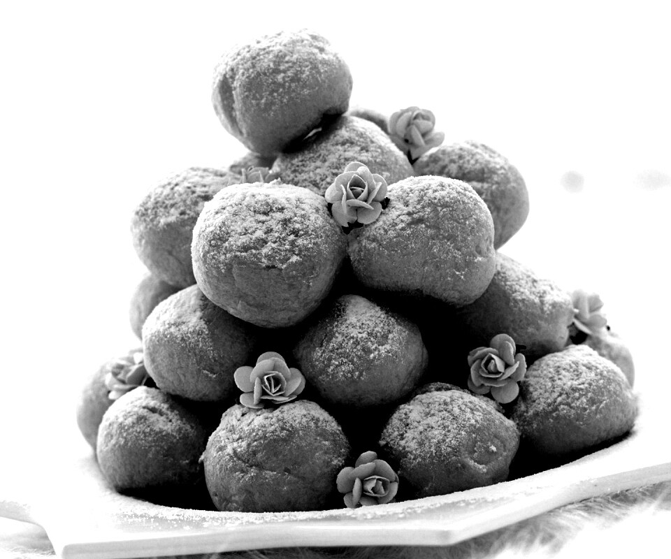 Круглые пироженки обои