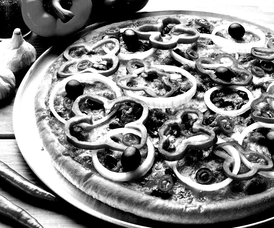 Пицца с паприкой обои