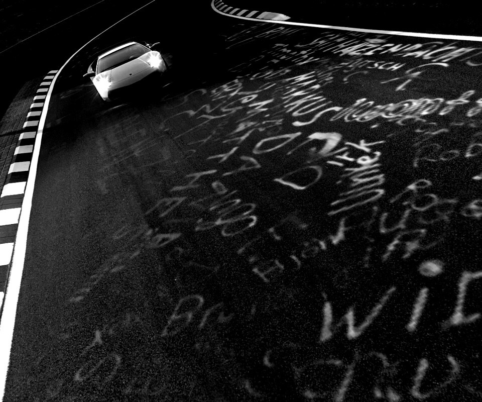 Lamborghini на треке в Grand Turismo 5 обои