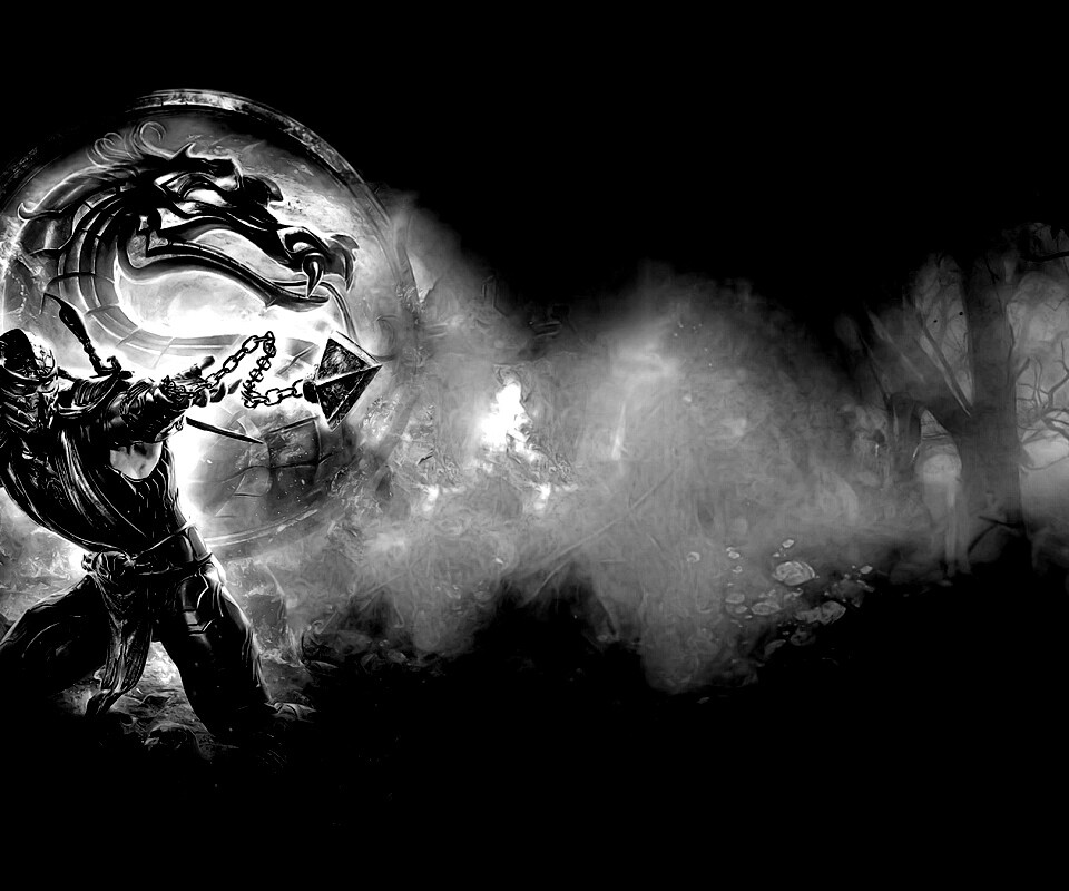 Бой SubZero и Scorpion из Mortal Kombat обои