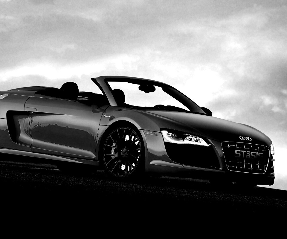 Красная Audi обои