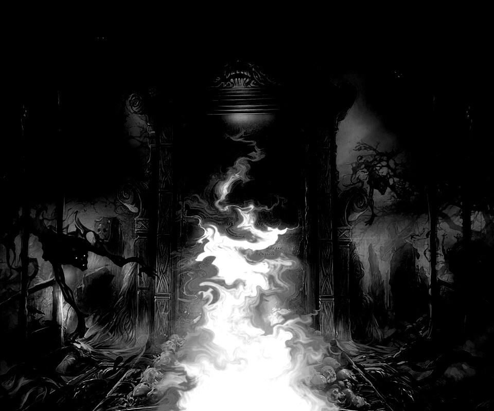 Демонические врата обои