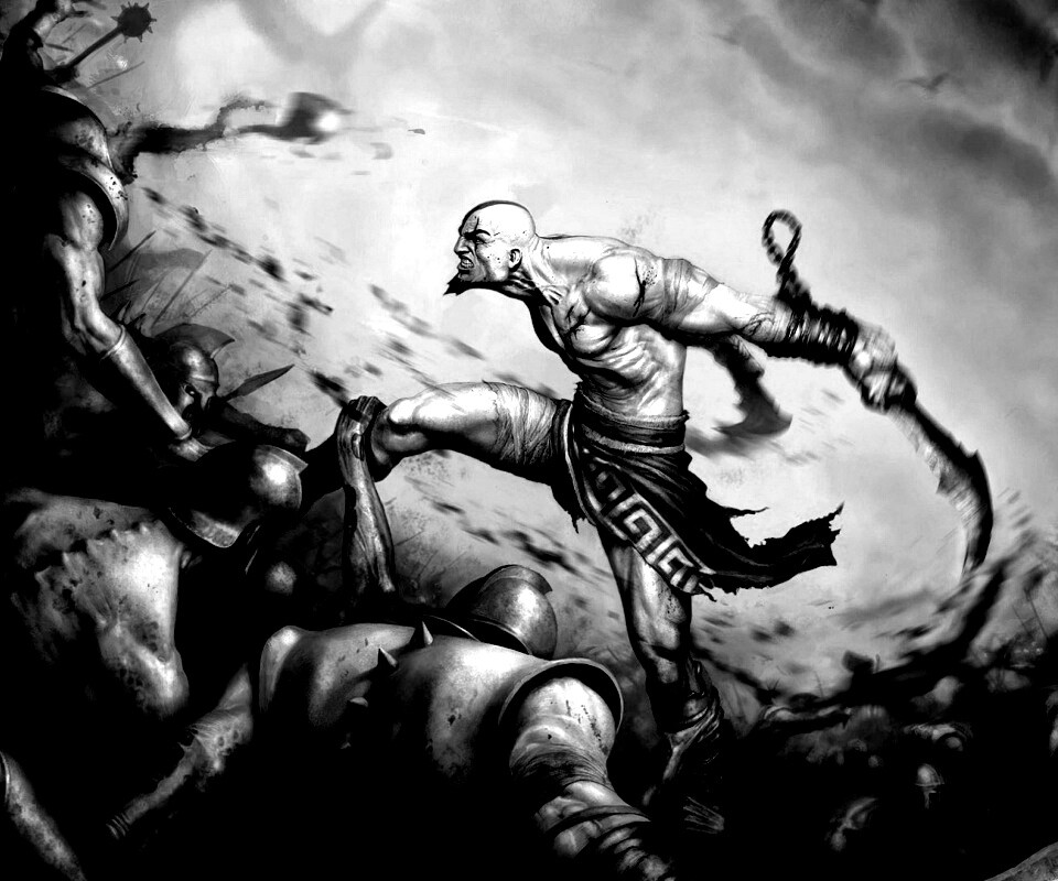 Бог войны обои