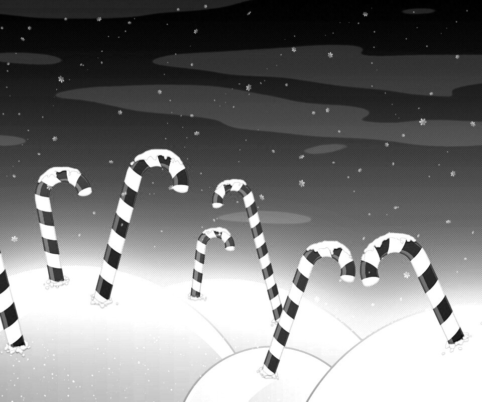 Леденцы в сугробах обои