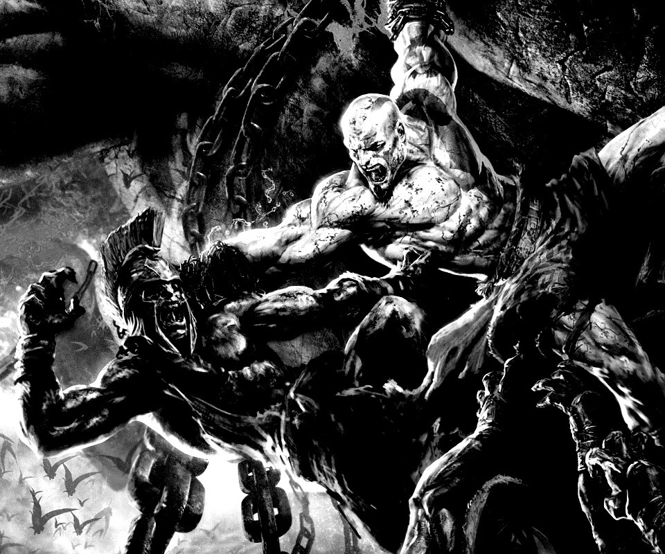 Бог войны обои