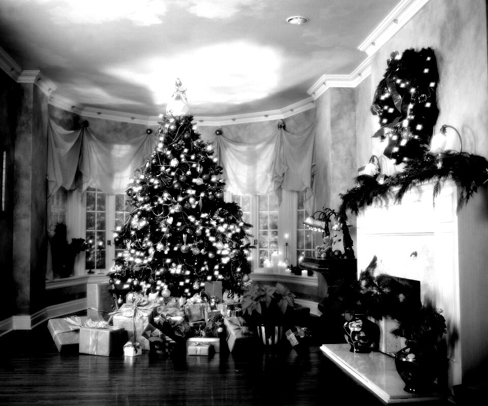 Подарки под ёлкой обои