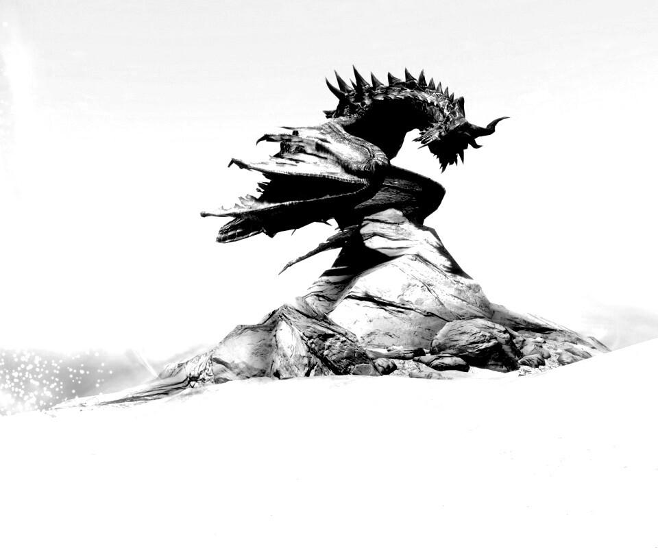 Человек и дракон обои