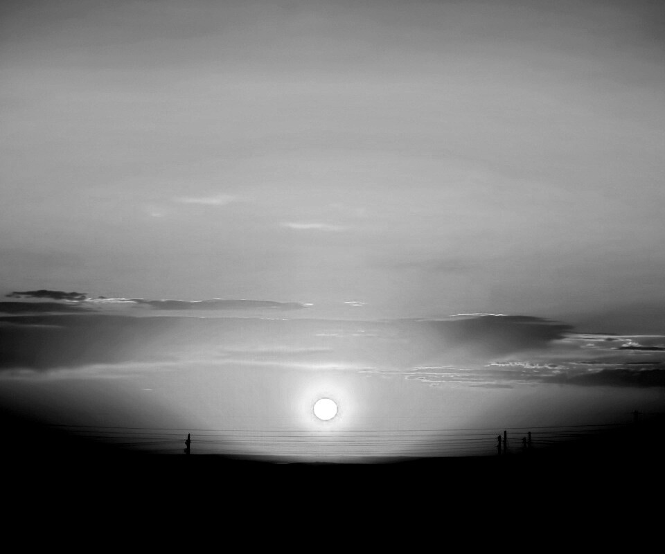 Сказочный закат обои