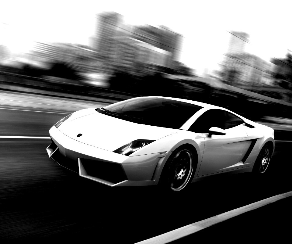 Серый Ламборджини обои