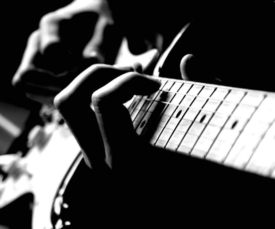 Игра на гитаре обои