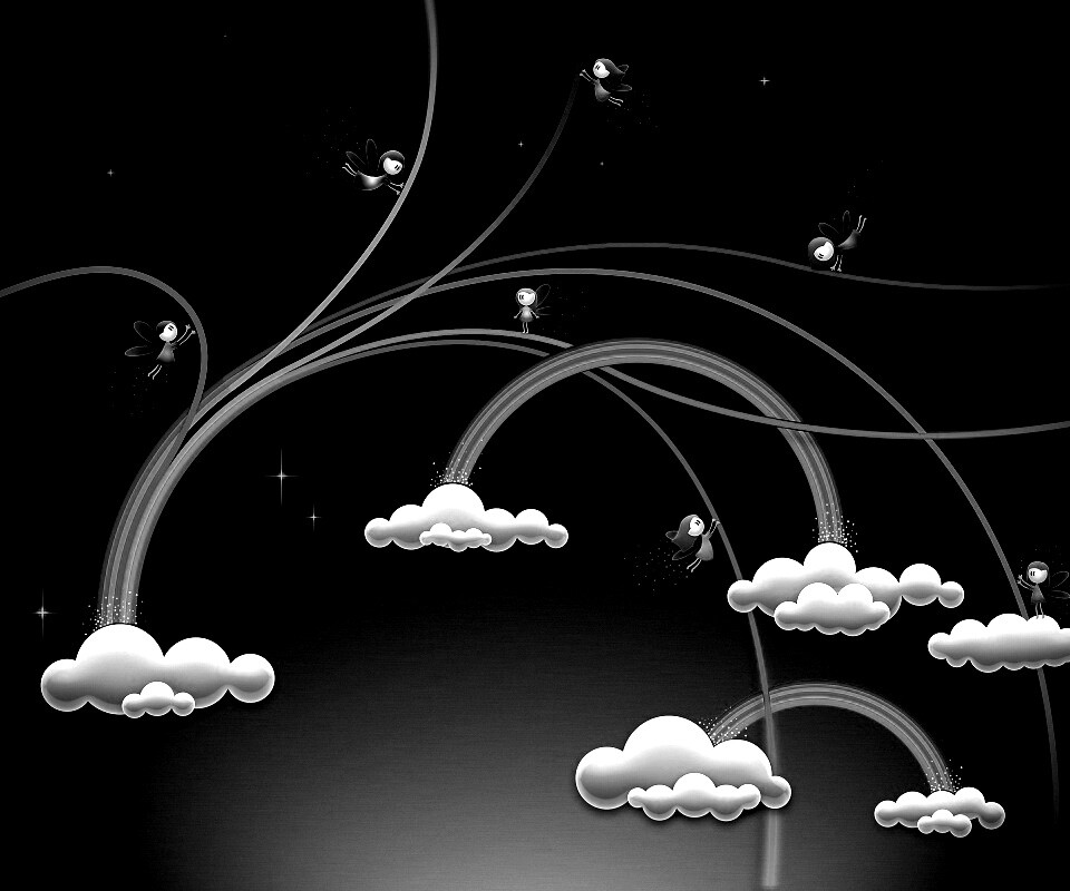 Волшебные облака обои