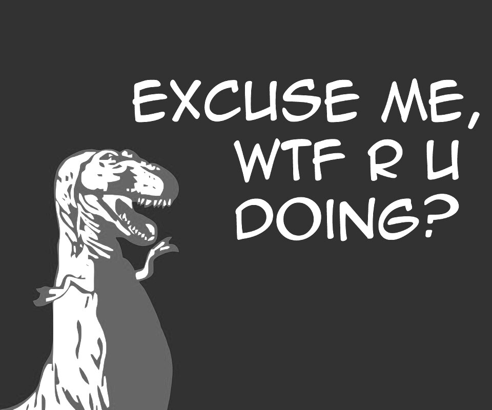 Excuse me, wtf are you doing? обои