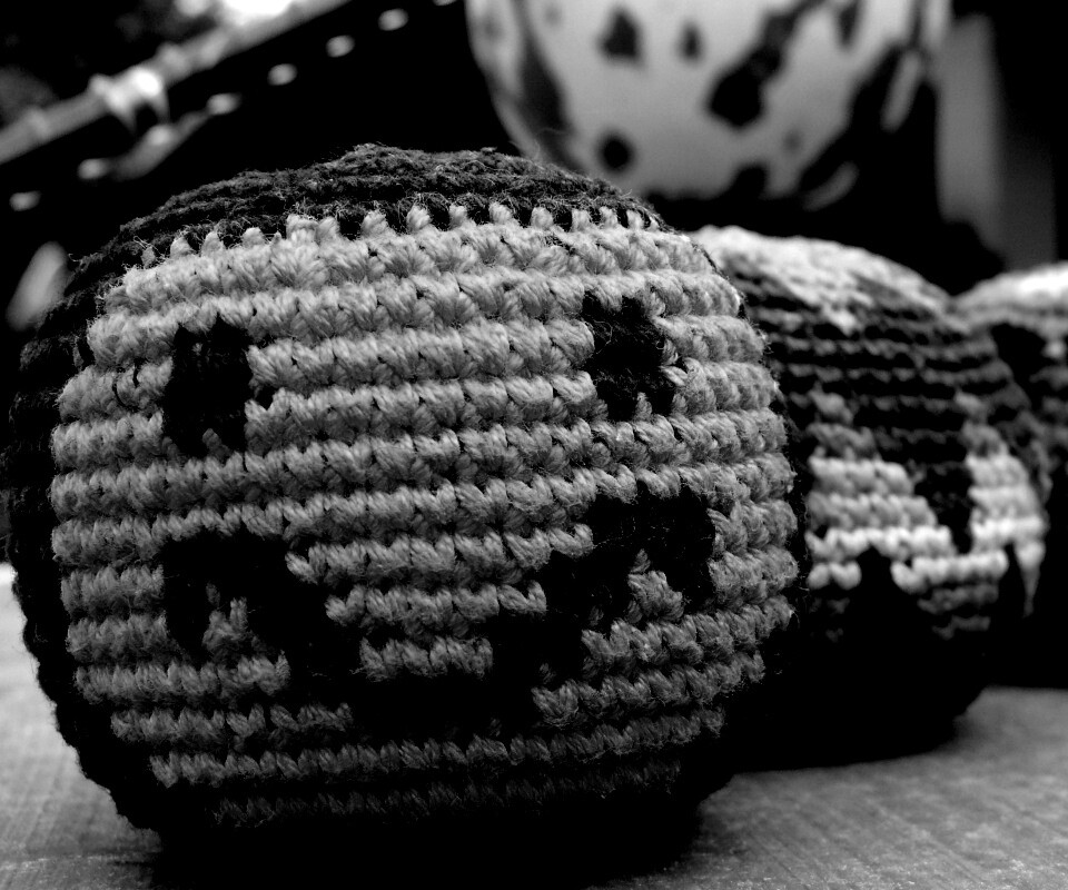 Вязанный смайлик обои