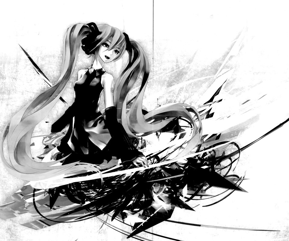 Арт с Хатсуне Мику обои