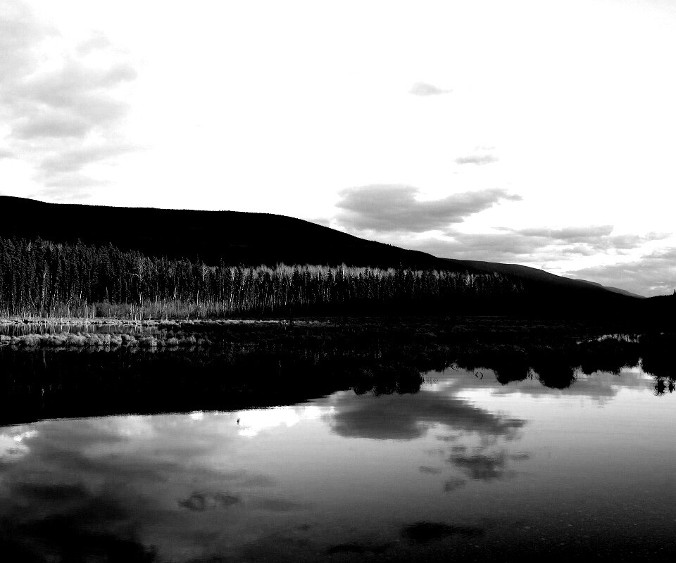 Осеннее озеро обои