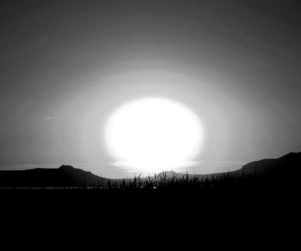 Сельский закат обои