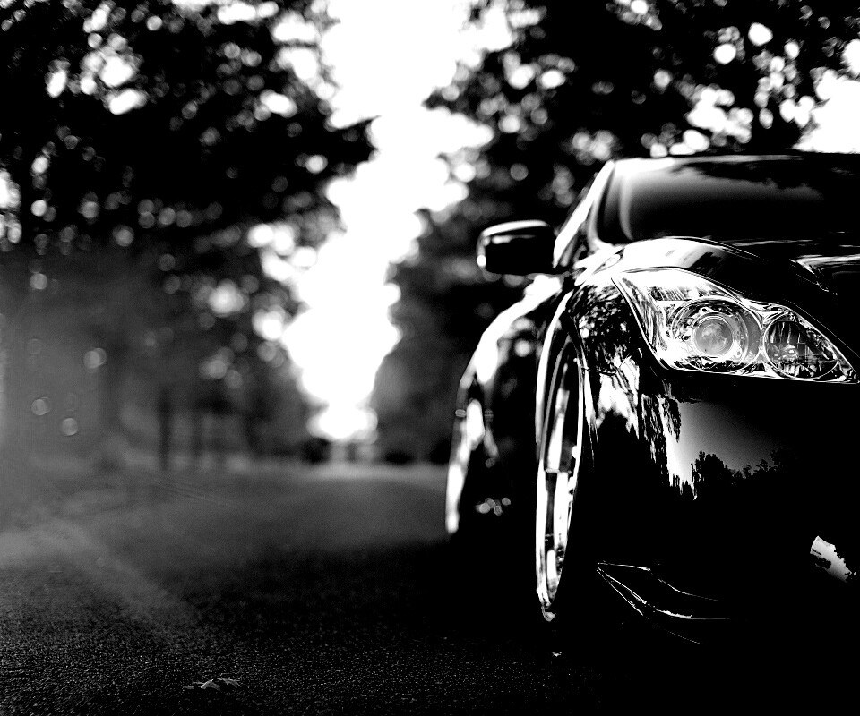 Автомобиль на закате обои