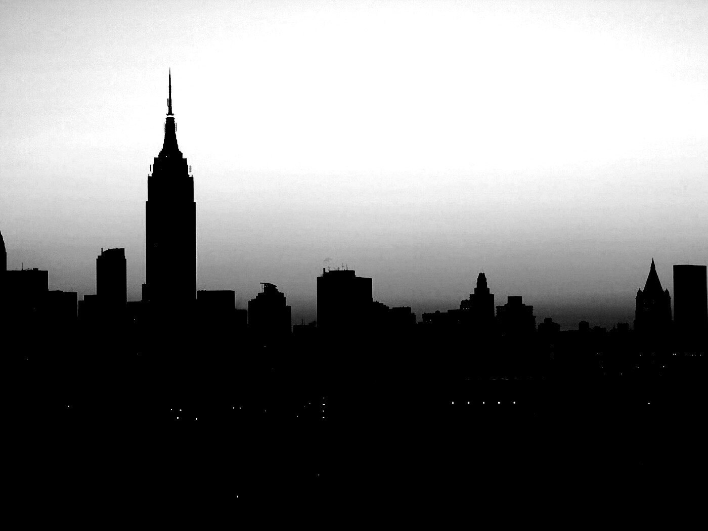 Утренний город обои