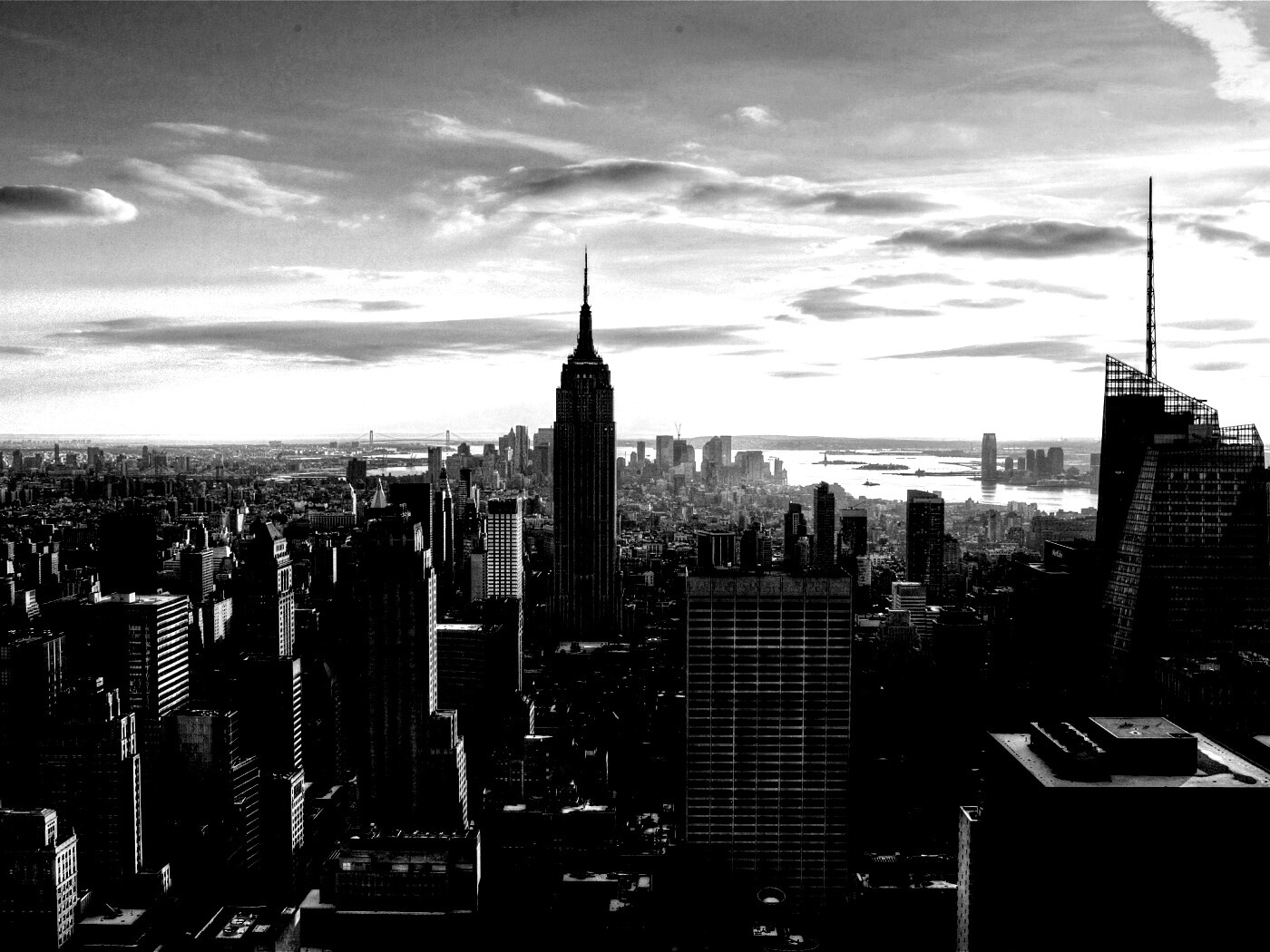 Большой город обои