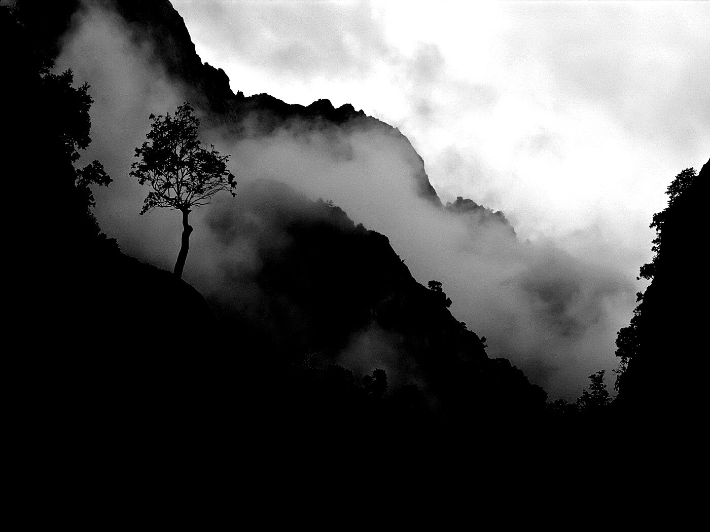 Сумерик в горах обои