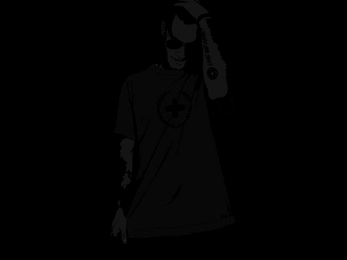 Парень в голубой футболке обои