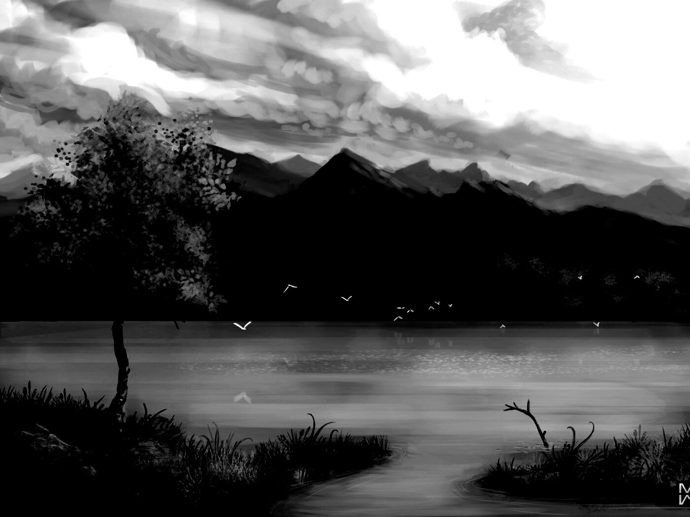 Осень в предгорье обои