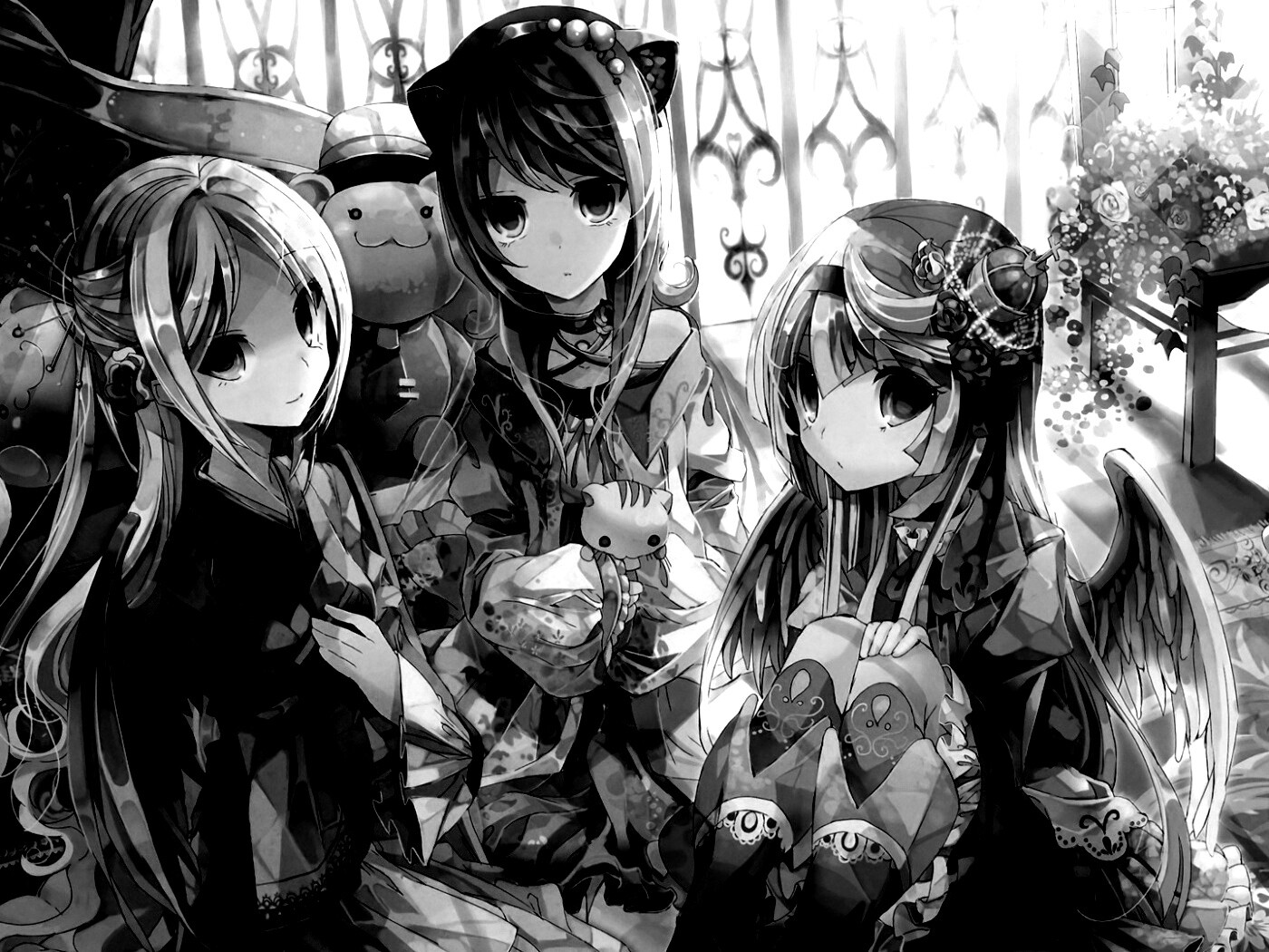 Три лоли обои