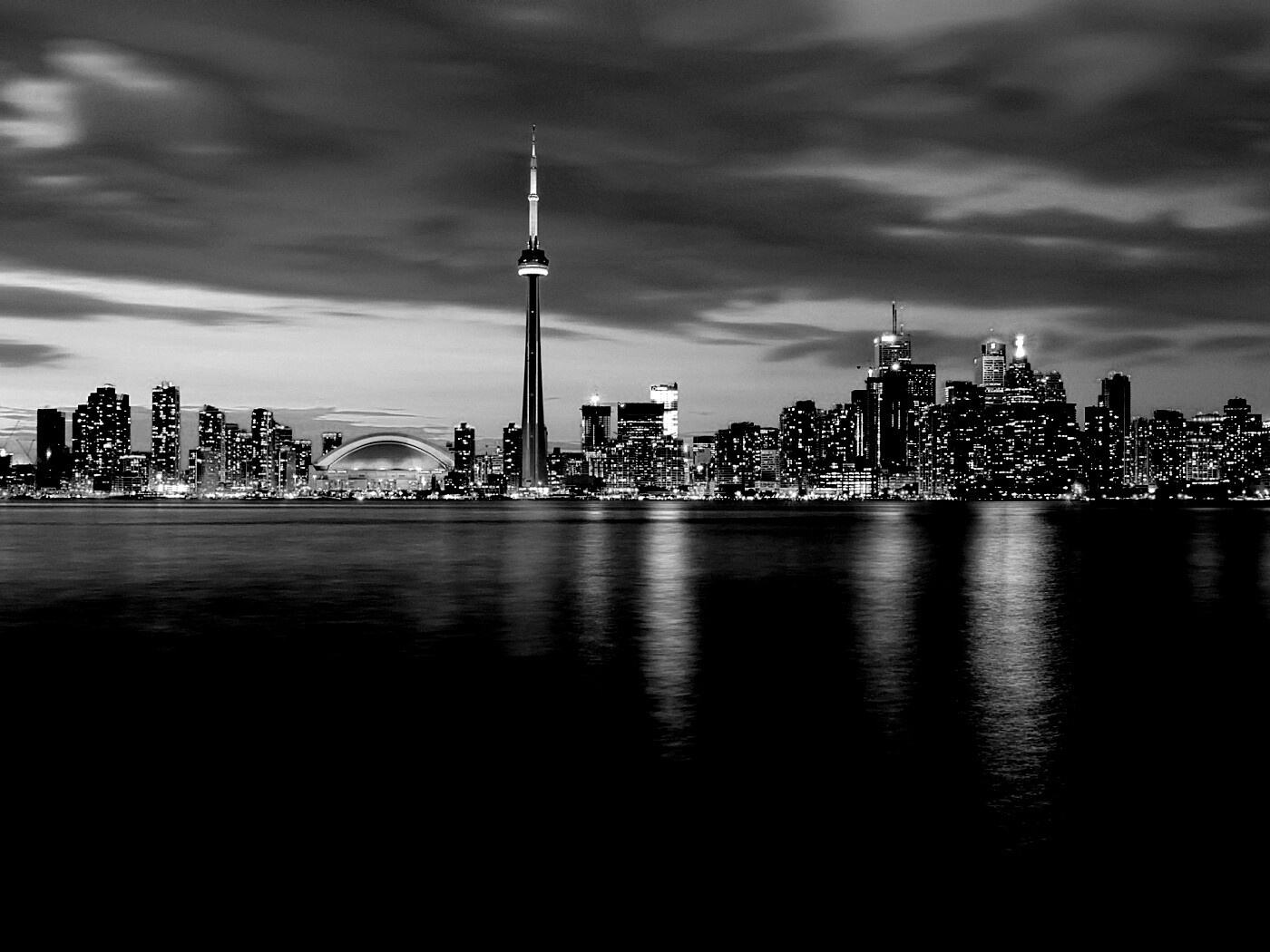 Ночной Торонто обои