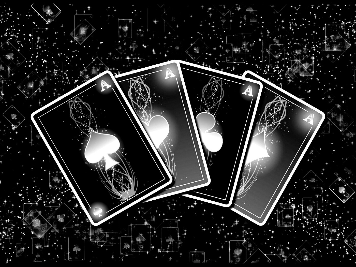 Каре из тузов обои