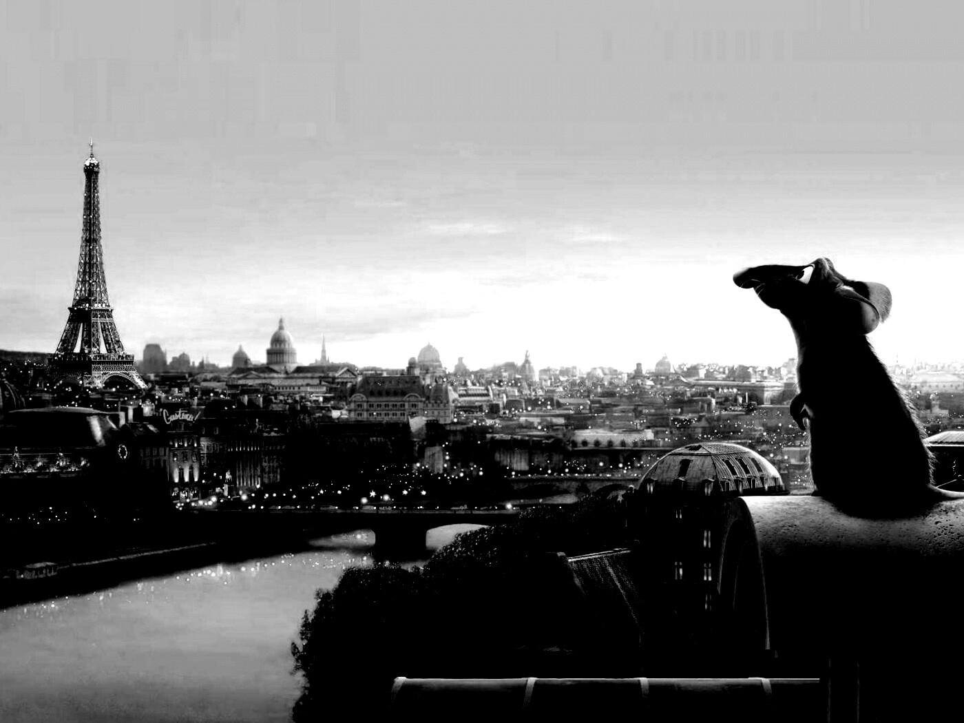 Париж в Рататуе обои