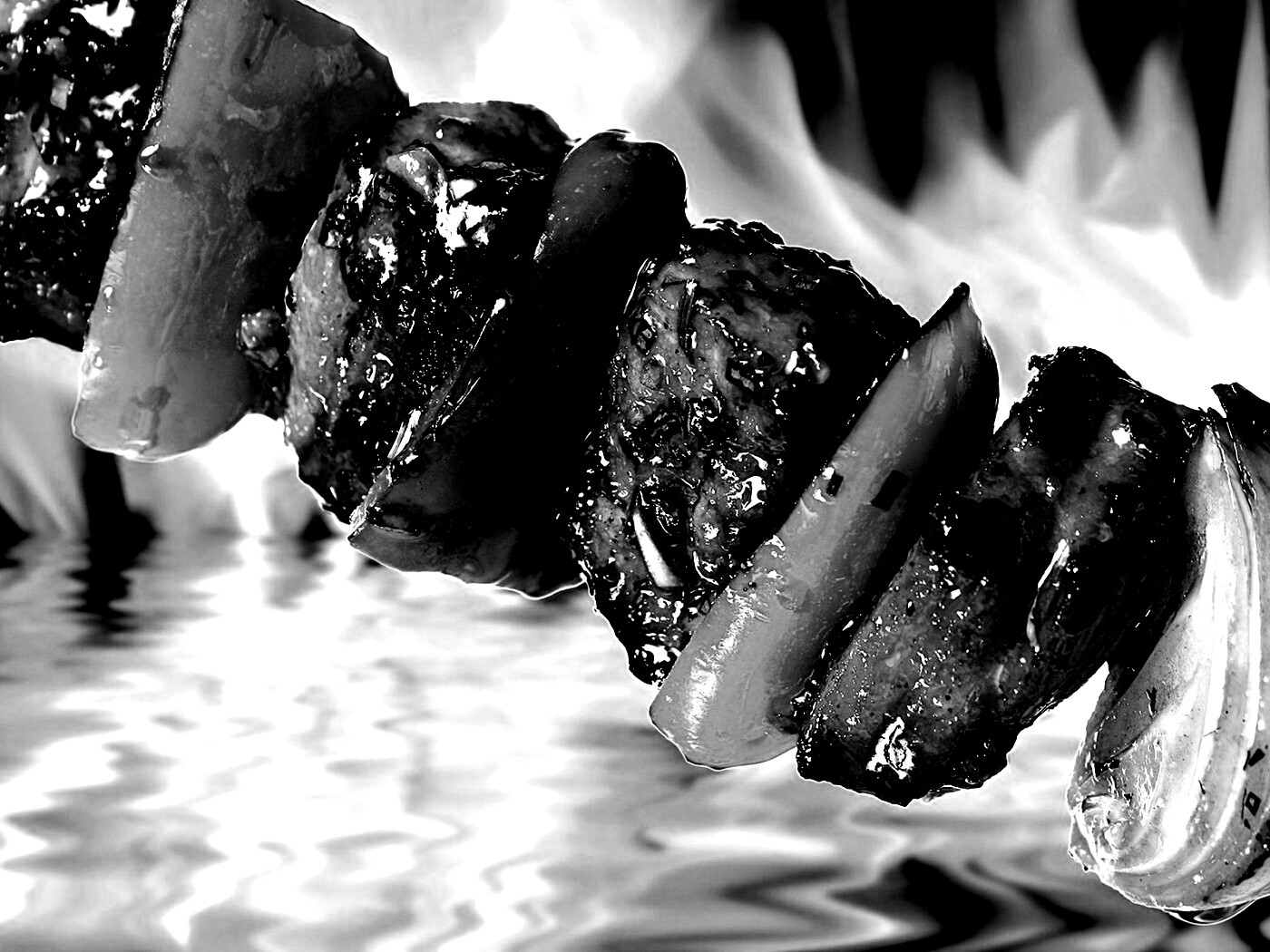 Сочный шашлычок обои