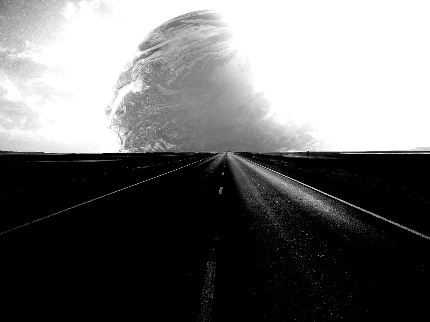 Дорога в луну обои