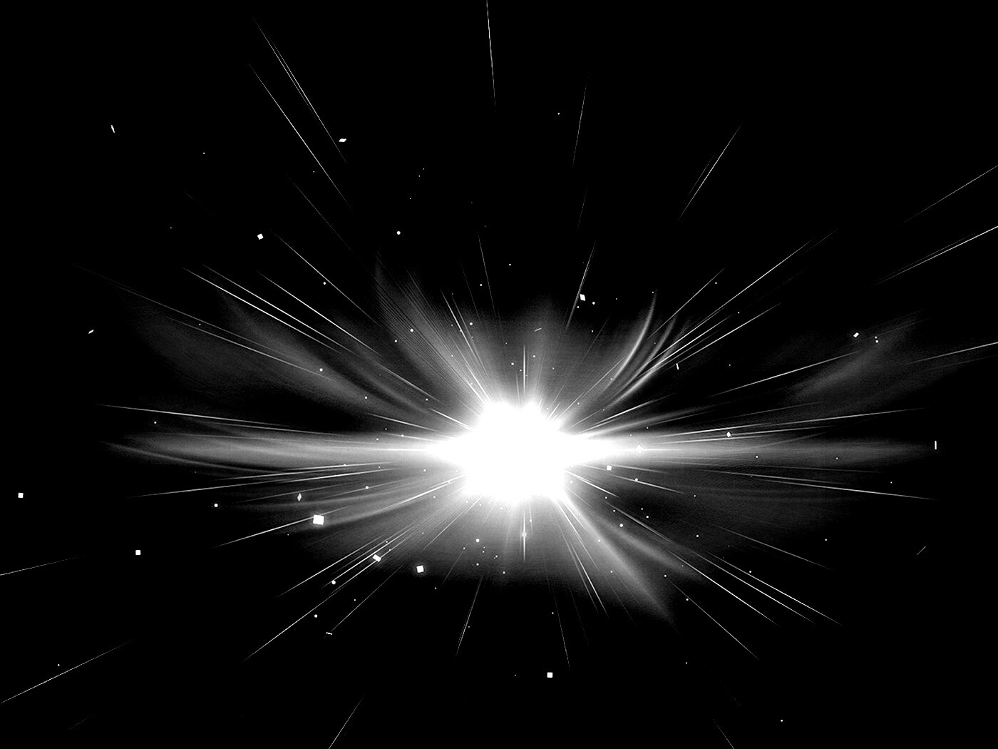 Летящий на тебя свет обои